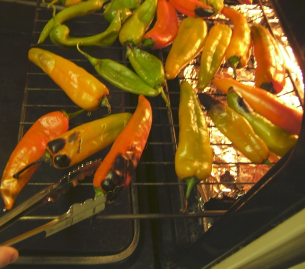 roasting chile